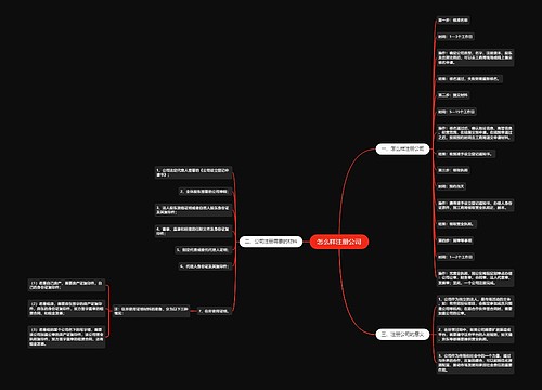 怎么样注册公司