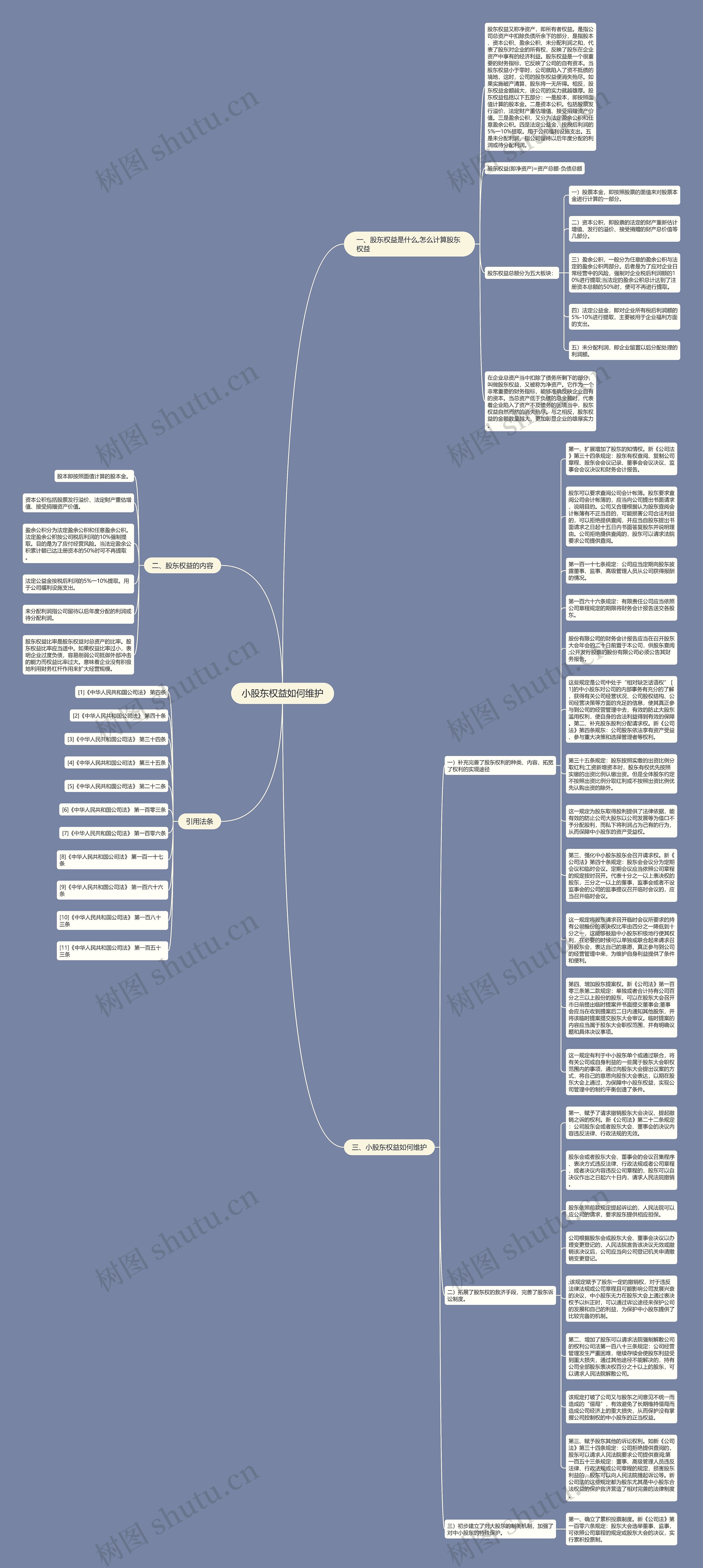 小股东权益如何维护思维导图