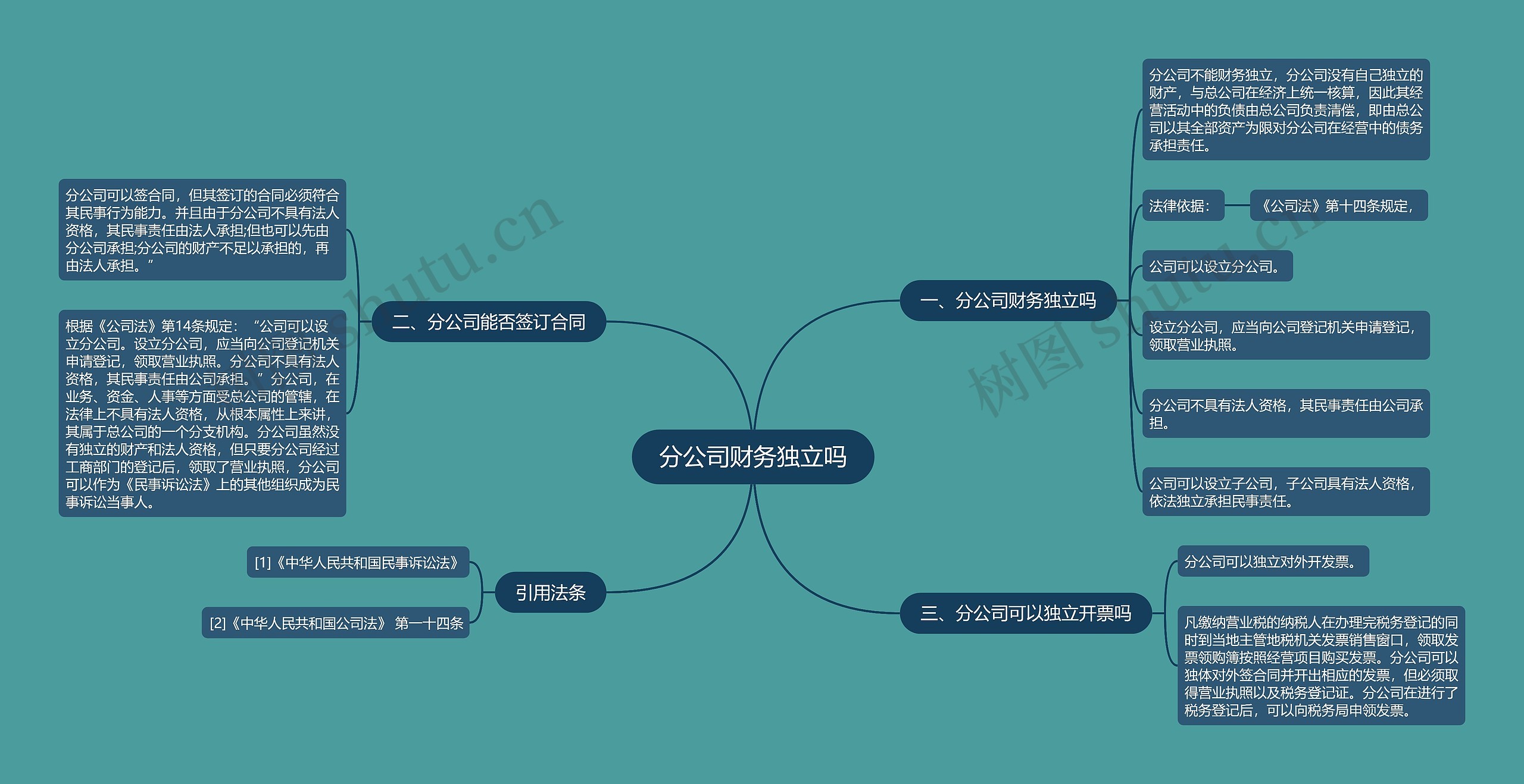 分公司财务独立吗