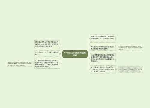 有限责任公司股东能回股权吗