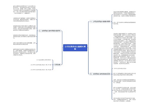 公司注册资金认缴最长期限