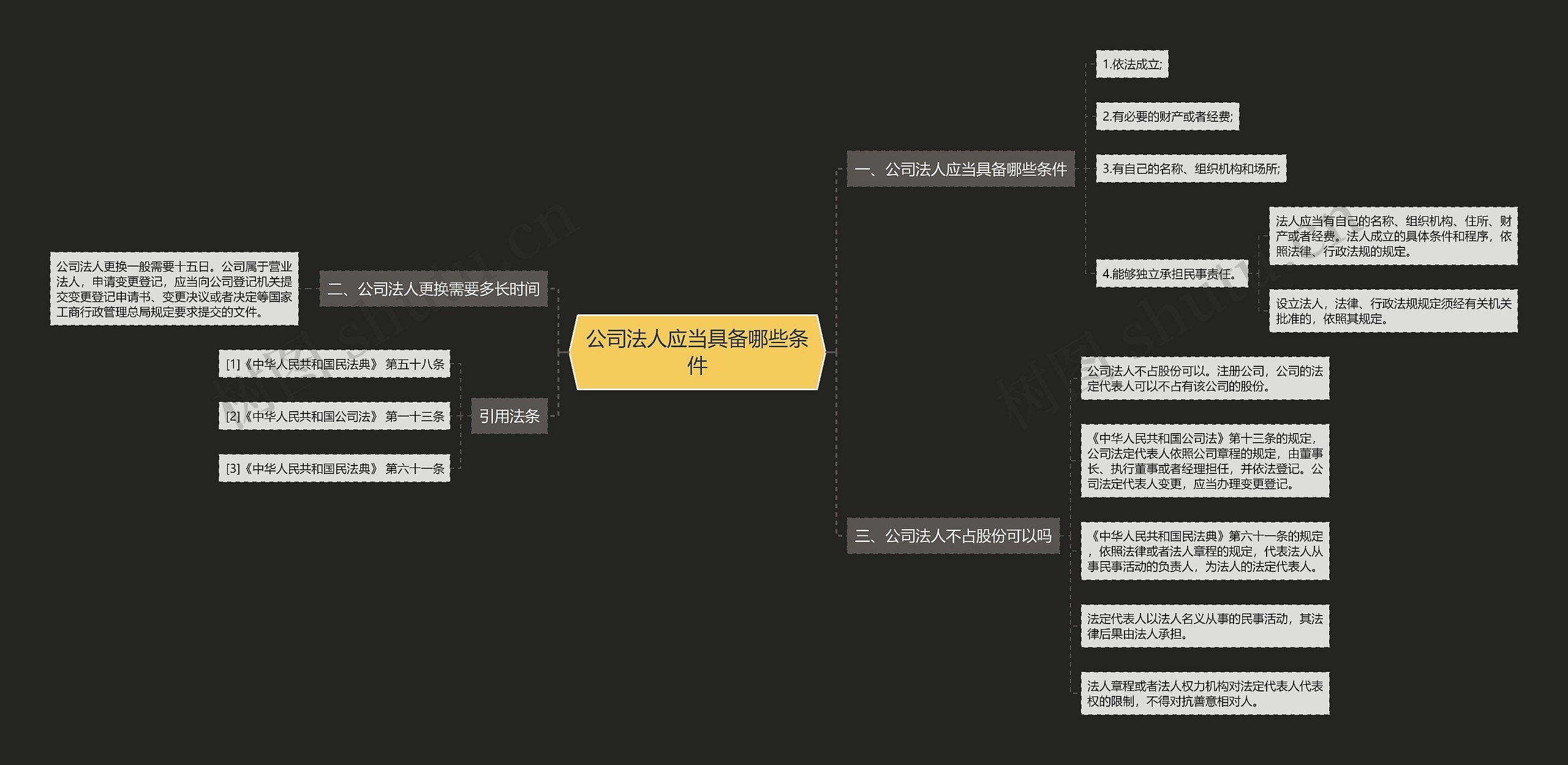 公司法人应当具备哪些条件