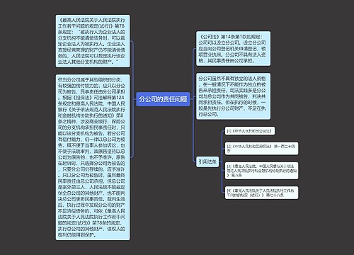 分公司的责任问题