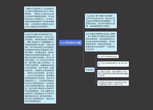 分公司的责任问题