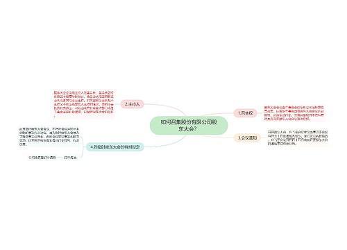 如何召集股份有限公司股东大会？