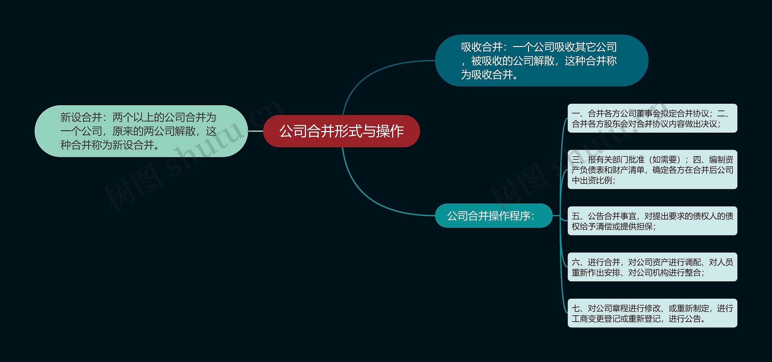 公司合并形式与操作