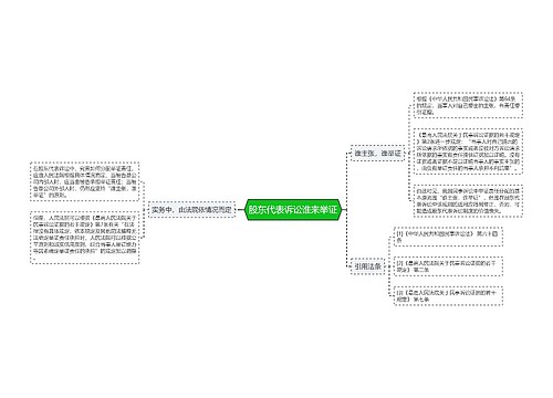 股东代表诉讼谁来举证