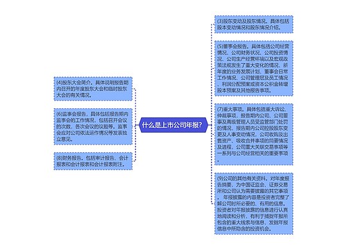 什么是上市公司年报？