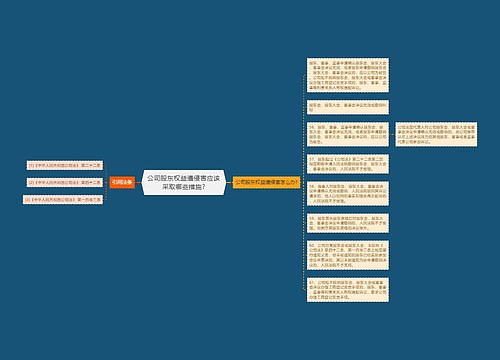 公司股东权益遭侵害应该采取哪些措施?