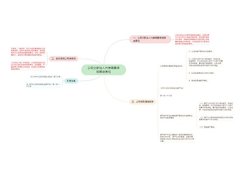 公司欠款法人代表需要承担哪些责任