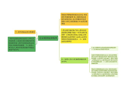 企业增资验资程序