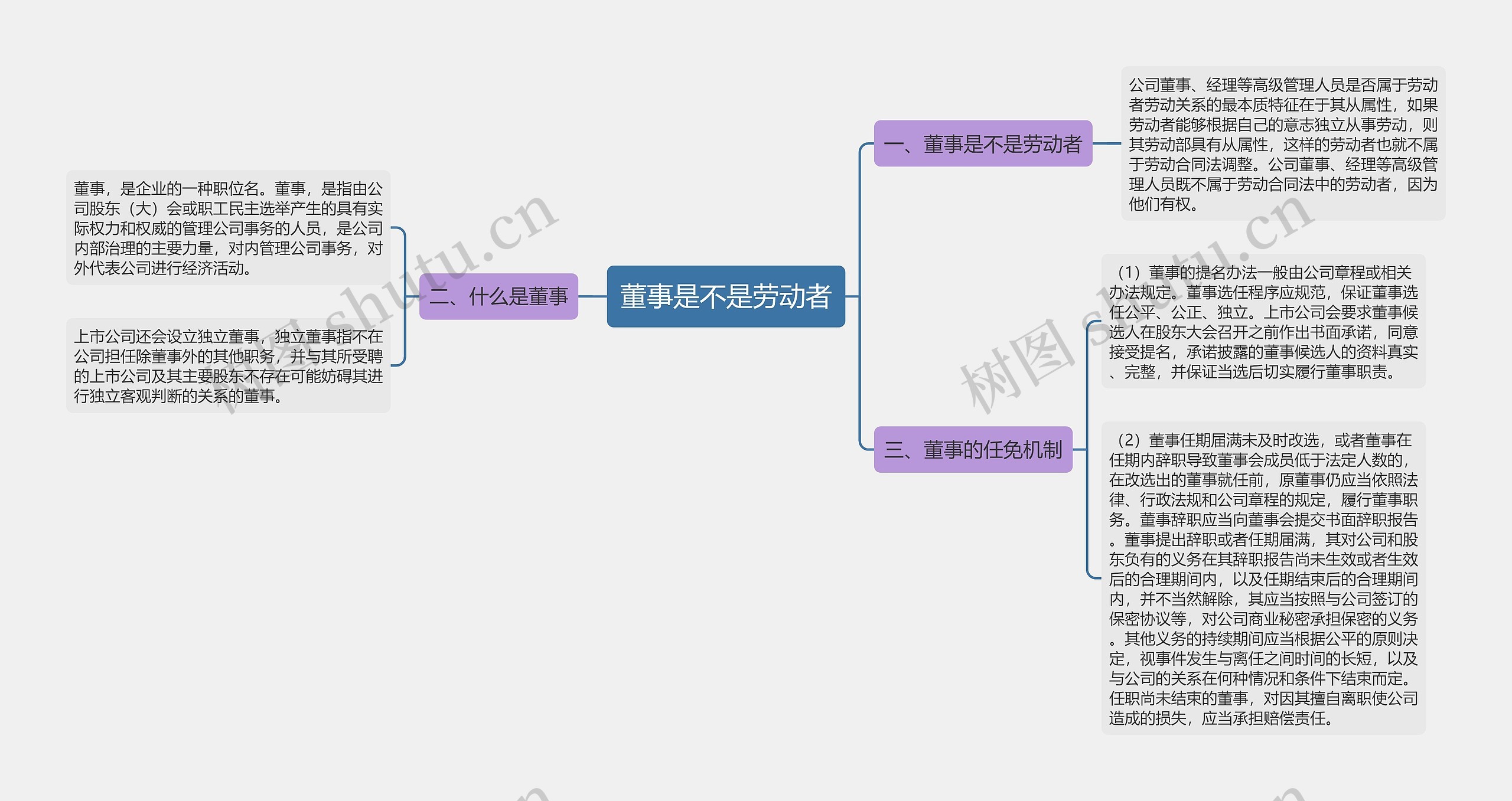 董事是不是劳动者思维导图