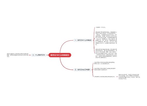 股权证书什么时候能发