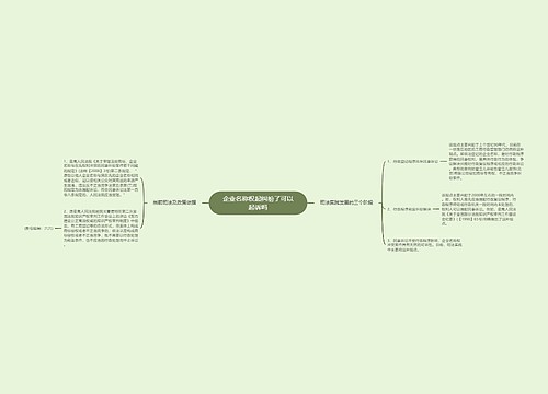 企业名称权起纠纷了可以起诉吗