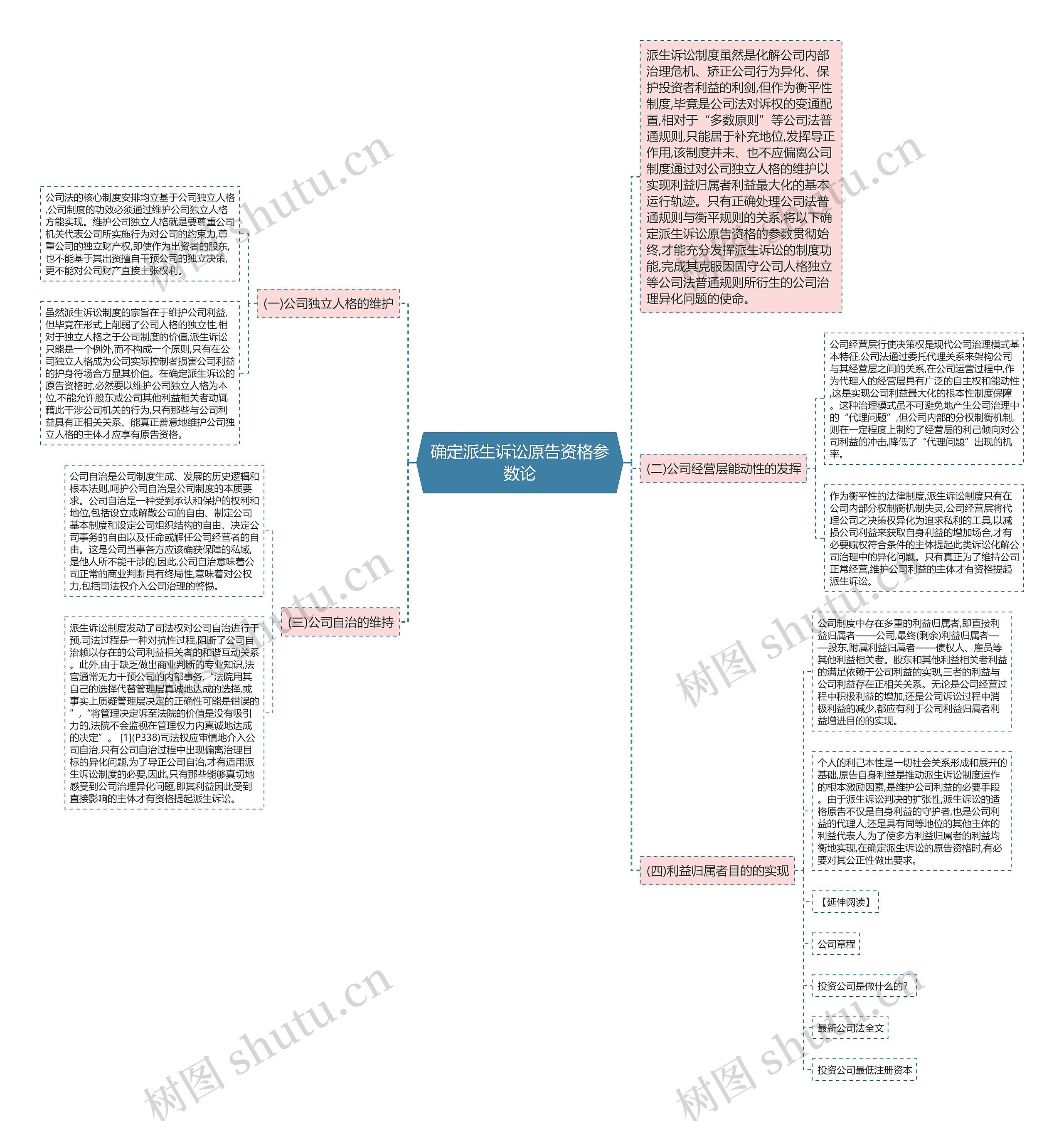 确定派生诉讼原告资格参数论