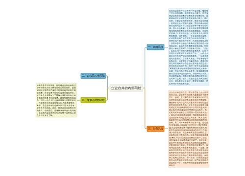 企业合并的内部风险