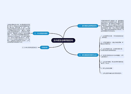 定向增发会稀释股权吗