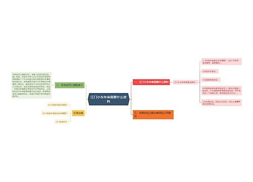 江门小车年审需要什么资料
