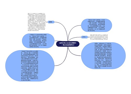 案例分析之企业法律顾问：新企法案例研究3