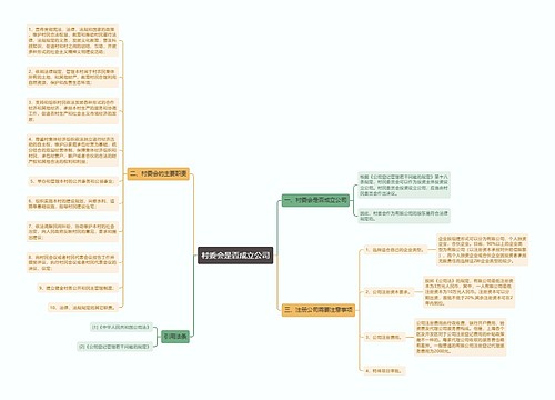 村委会是否成立公司