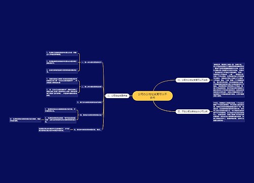 公司办公地址变更可以不去吗