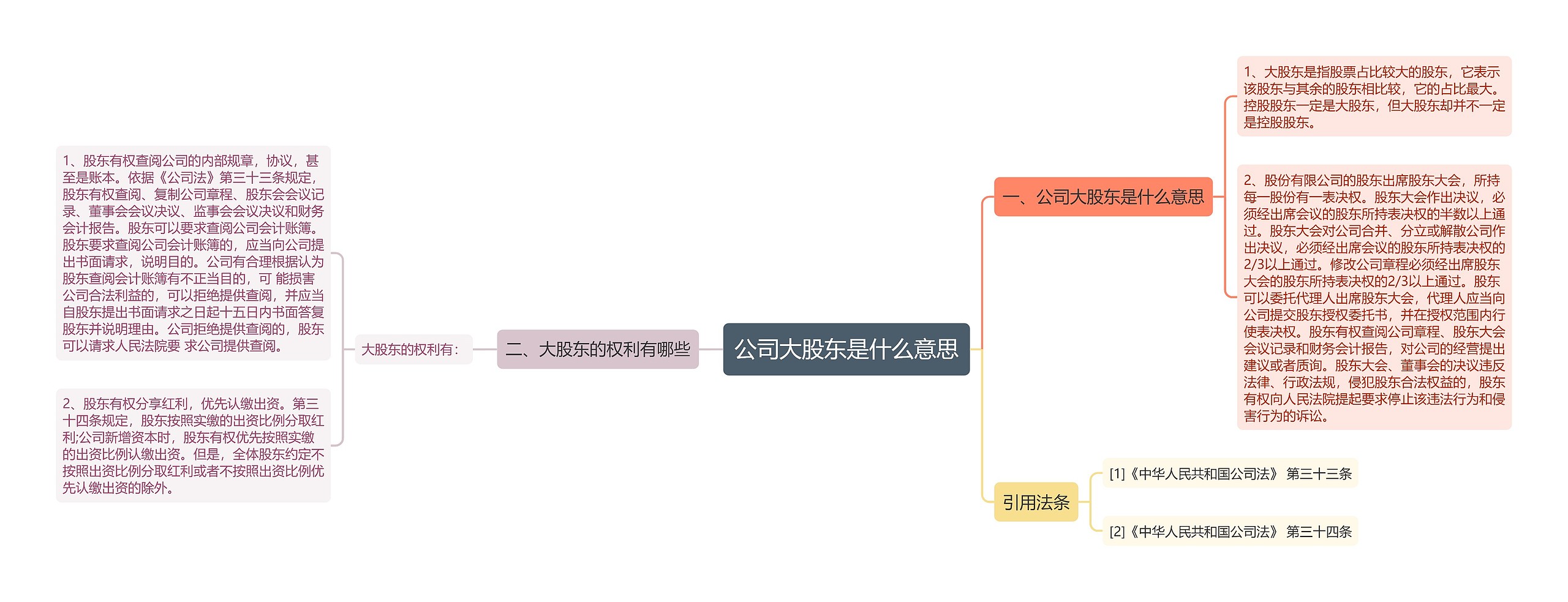 公司大股东是什么意思