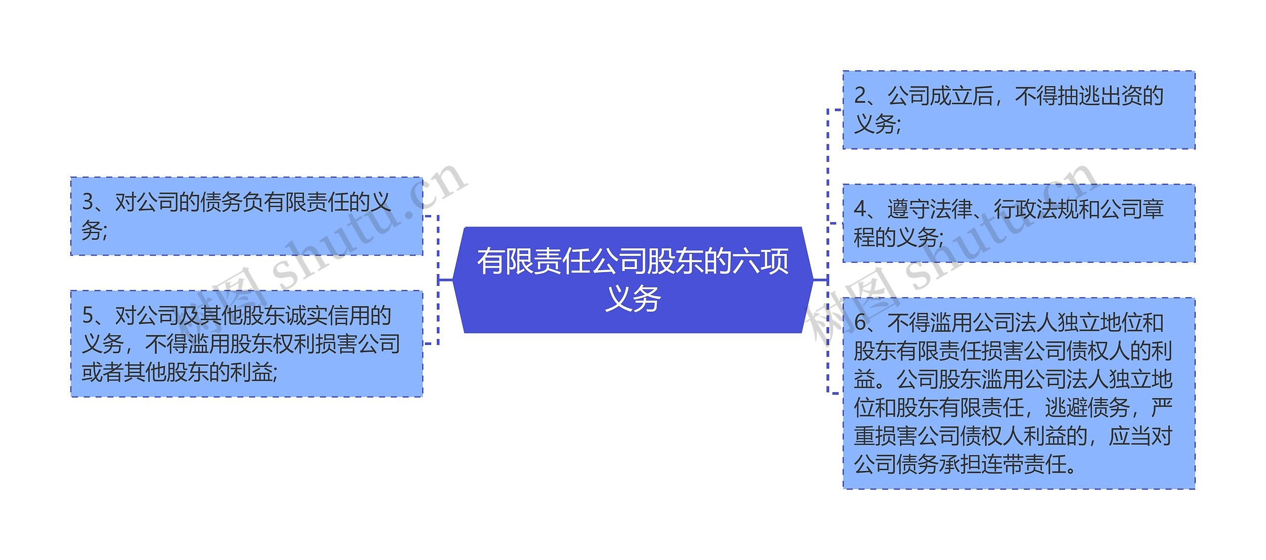 有限责任公司股东的六项义务