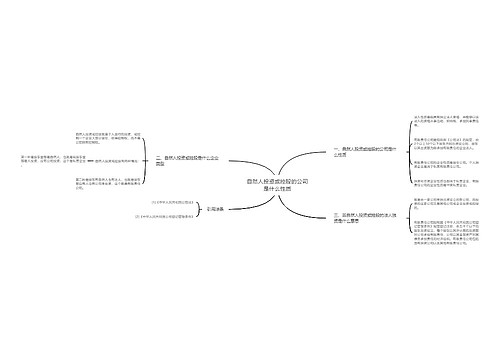 自然人投资或控股的公司是什么性质
