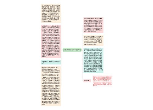 大股东侵犯公司利益诉讼