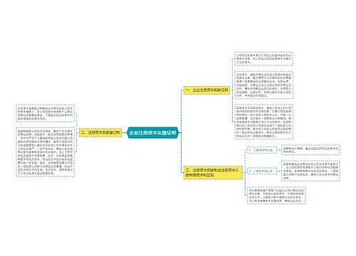 企业注册资本实缴证明