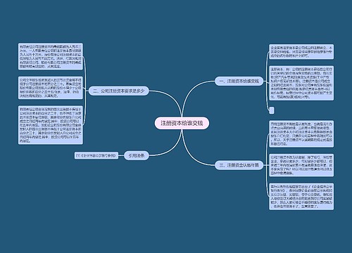注册资本给谁交钱
