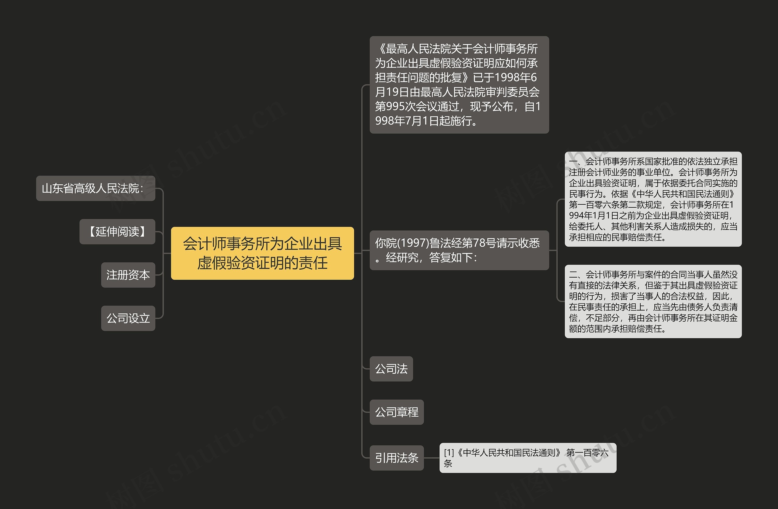 会计师事务所为企业出具虚假验资证明的责任