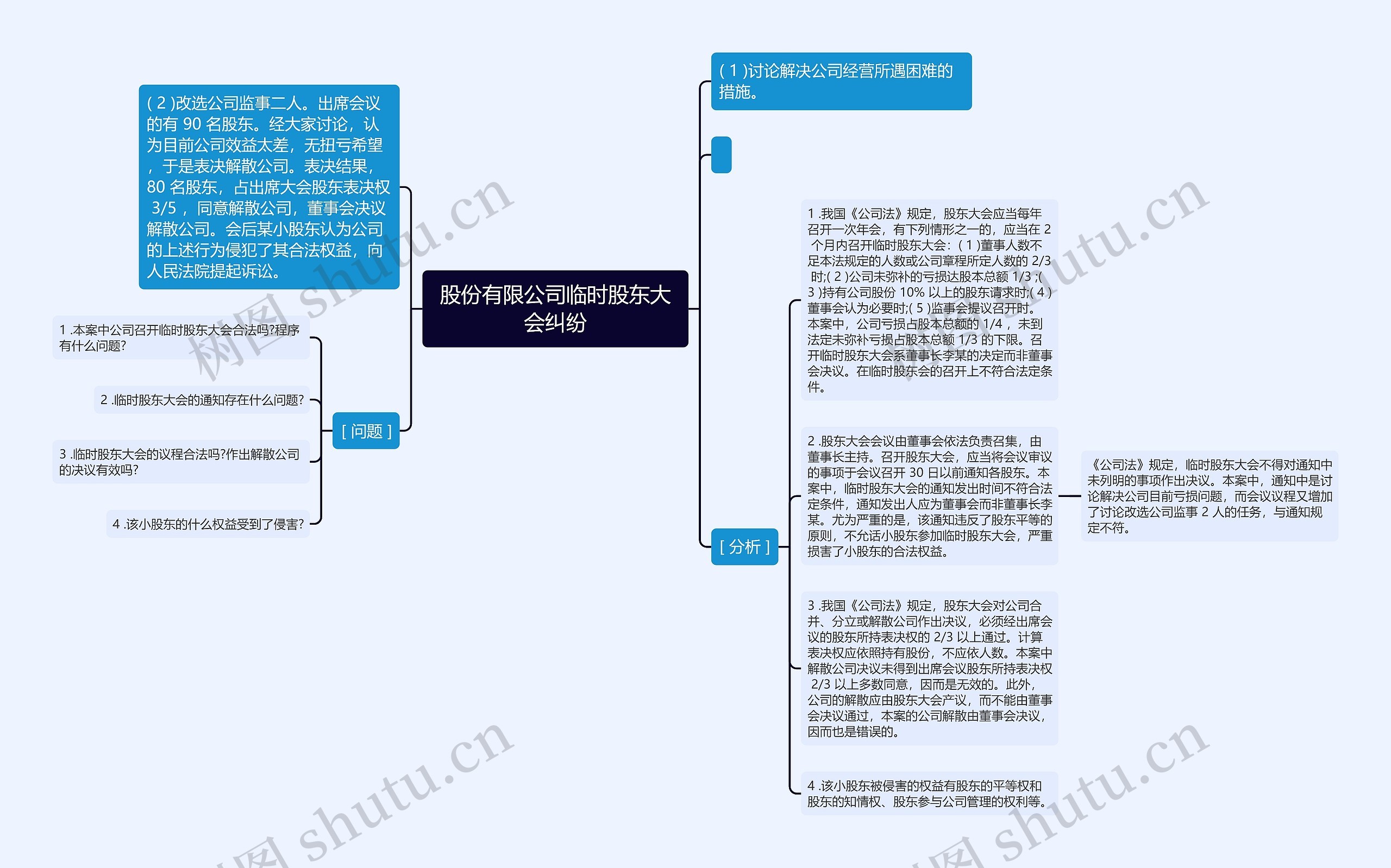 股份有限公司临时股东大会纠纷