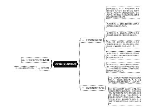 公司规模分哪几种