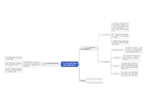 一个人可以注册公司吗,注册公司需要注意什么