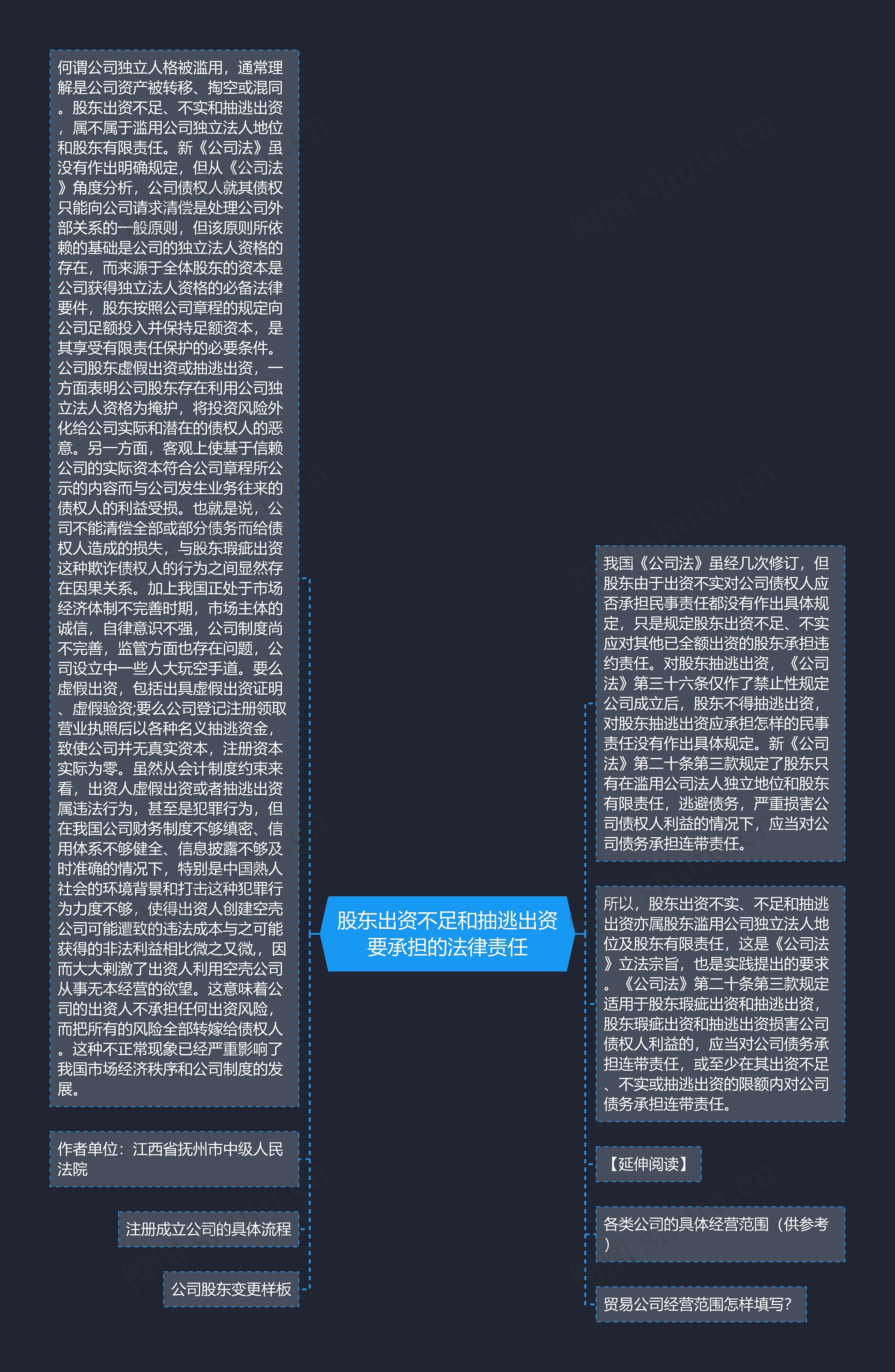 股东出资不足和抽逃出资要承担的法律责任