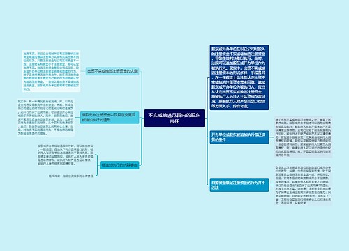 不实或抽逃范围内的股东责任