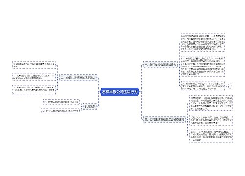 怎样举报公司违法行为