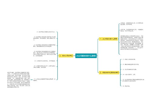 占公司股份是什么意思
