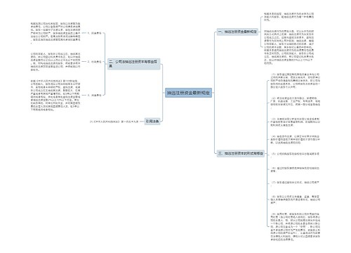 抽逃注册资金最新规定