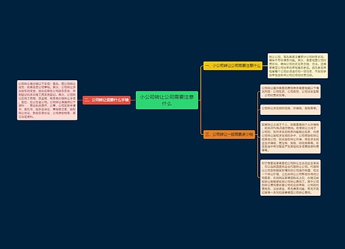 小公司转让公司需要注意什么
