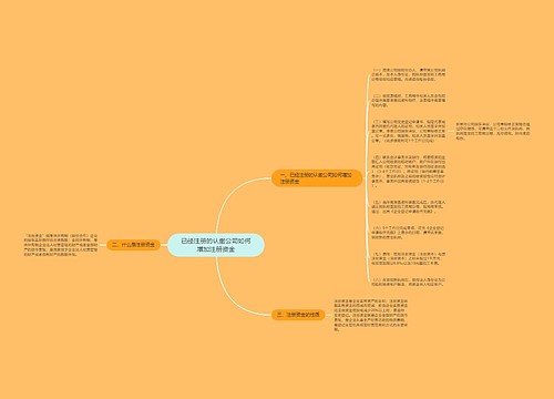 已经注册的认缴公司如何增加注册资金