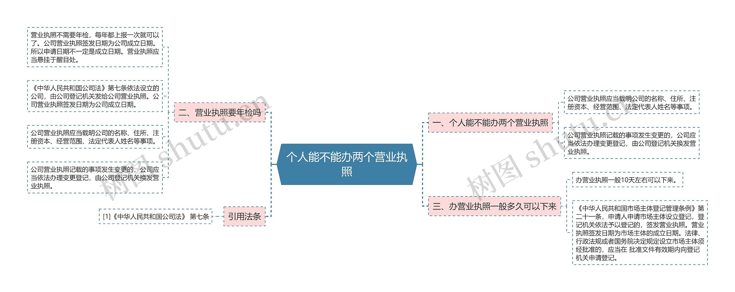 个人能不能办两个营业执照