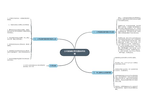 公司超越经营范围如何处理