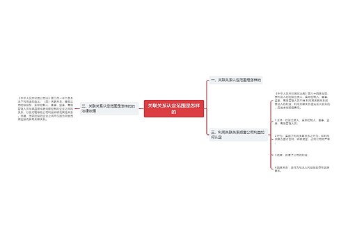 关联关系认定范围是怎样的