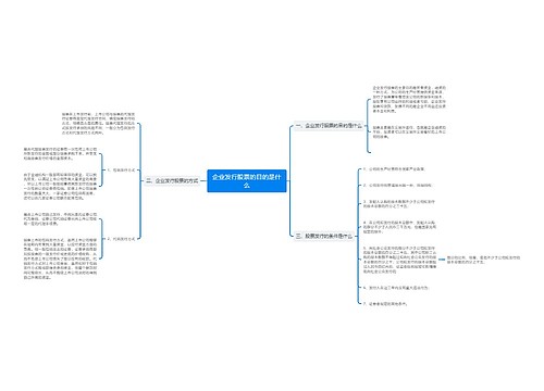 企业发行股票的目的是什么