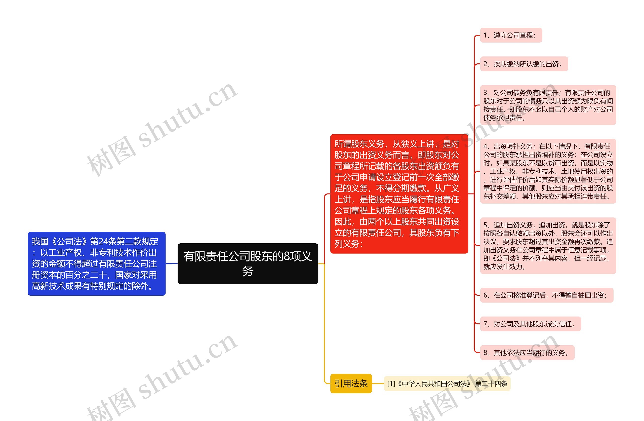 有限责任公司股东的8项义务