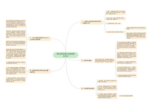 股权收购获得土地使用权的方法