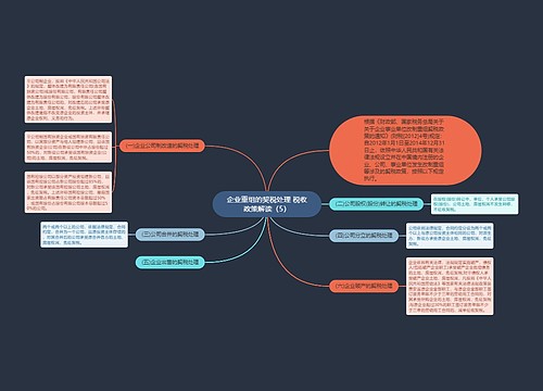 企业重组的契税处理 税收政策解读（5）