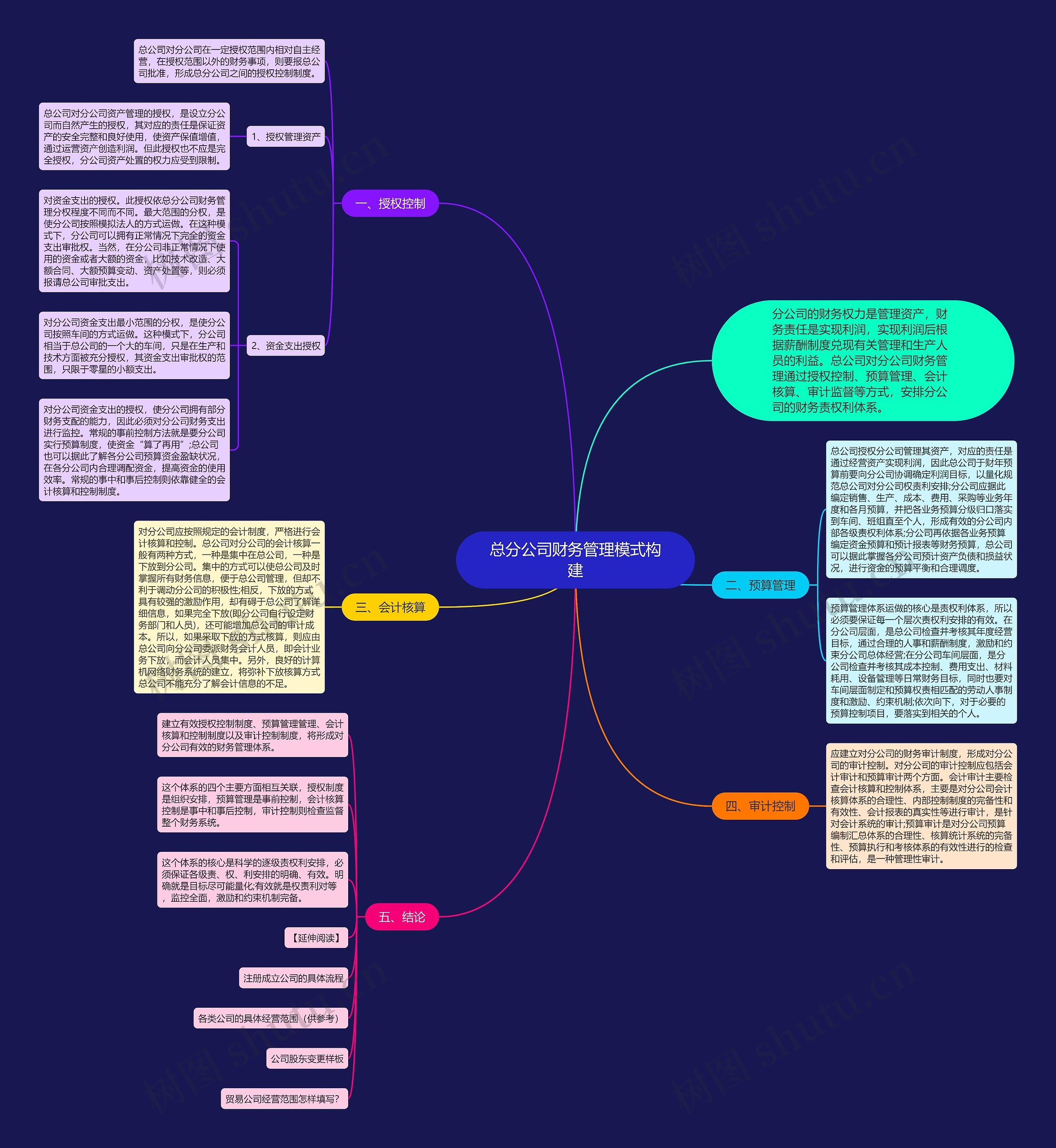 总分公司财务管理模式构建 总分公司财务管理模式构建